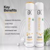 Champú y acondicionador hidratante GK HAIR limpieza seca sin sulfato
