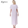 Keyocean Womens Cotton Short Sleeve Nightgown – Soft, Breathable &