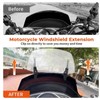 Motorcycle Adjustable Windscreen Universal Fit Wind Deflector for MT07 MT09