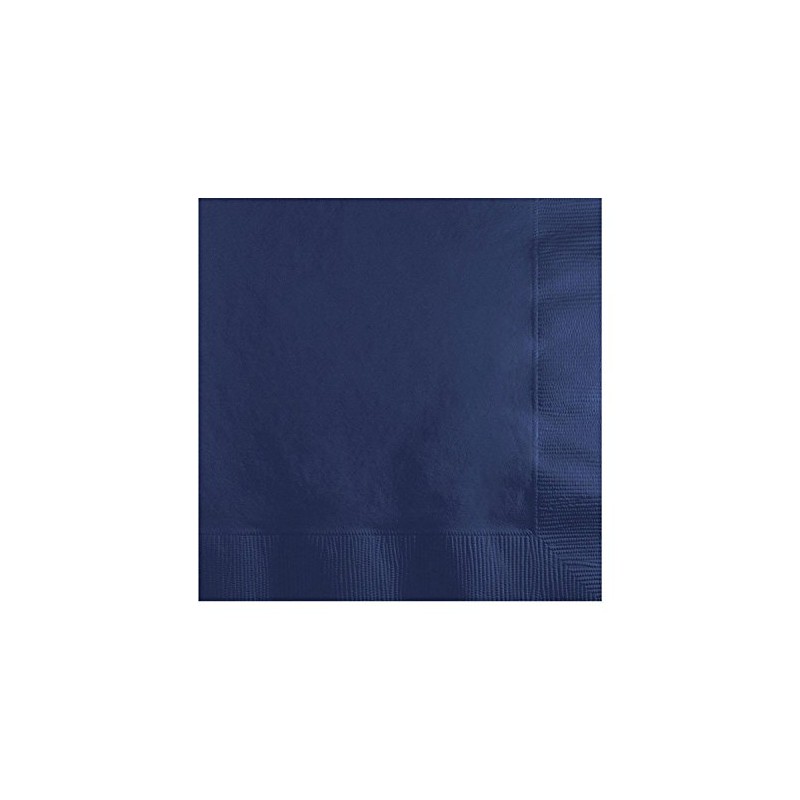 Creative Converting Solid Navy Beverage Napkins (100-Pack)