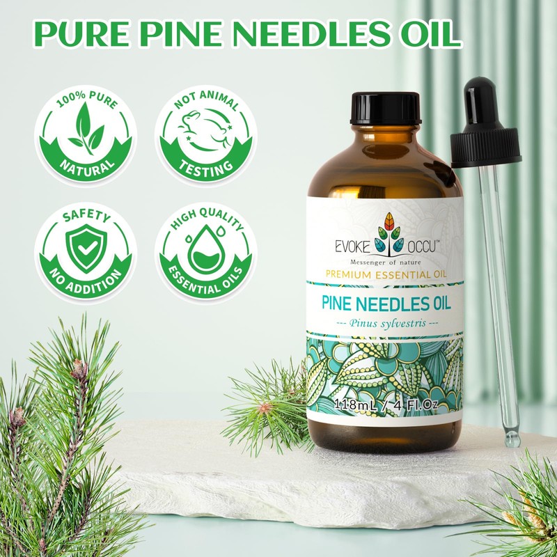 EVOKE OCCU Pine Essential Oil for Home Diffuser Fragrance DIY