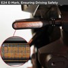 evermotor Motorcycle Indicator, Universal 12 V LED Indicator Motorcycle E