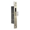 Lock Cerradura Perfil Paleta Latón Antiguo L2102 Lock Color Plateado