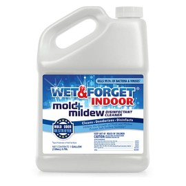 Wet & Forget Indoor Mold + Mildew Disinfectant Cleaner, 1 Gallon