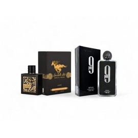 Lattafa & Afnan | Qaed Al Fursan + 9 PM Men's Bundle | 3.4 oz (100 ml) Per Bottle | Men's Fragrances