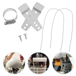 jojofuny Dishwasher Replacement Mounting Hardware, Dishwasher Mounting Bracket Kit Dishwasher Bracket Replacement Dishwasher Installation Kit for Kitchen Appliances