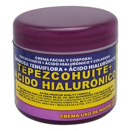 Crema Ácido Hialurónico + Tepezcohuite Uso De Noche 120 G Mixta Noche