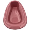 Heavy Duty Stackable Plastic Bedpan, Rose - 1 Each