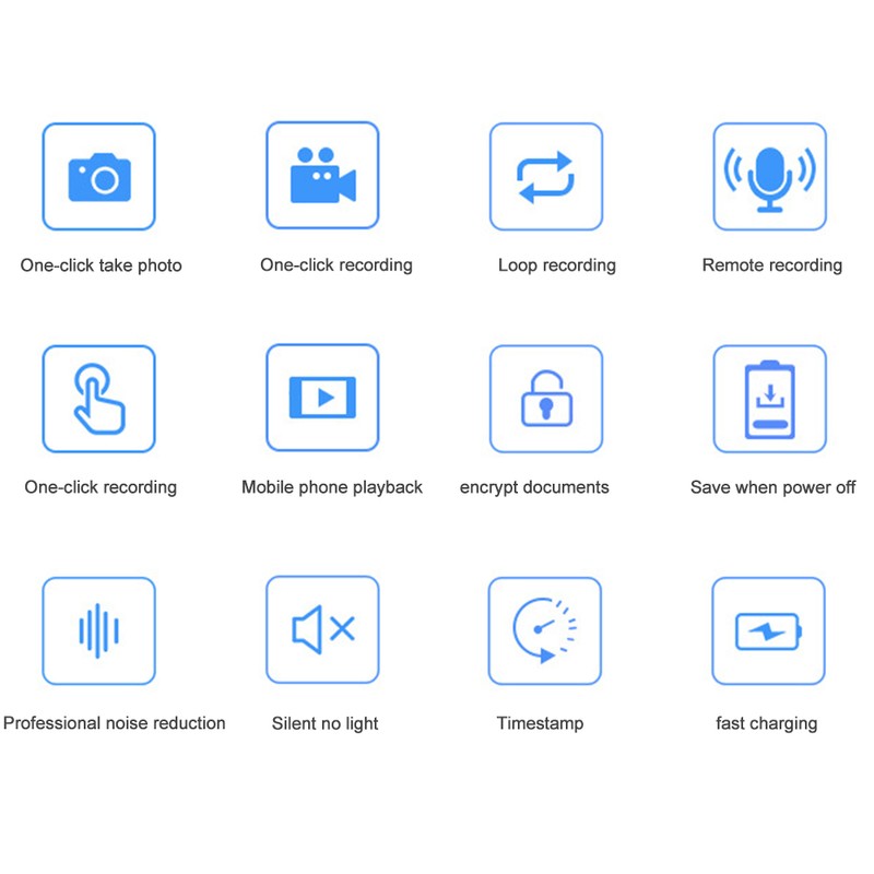 Pendant Multifunction Wideangle Recording Pen High Definition Long Standby Video