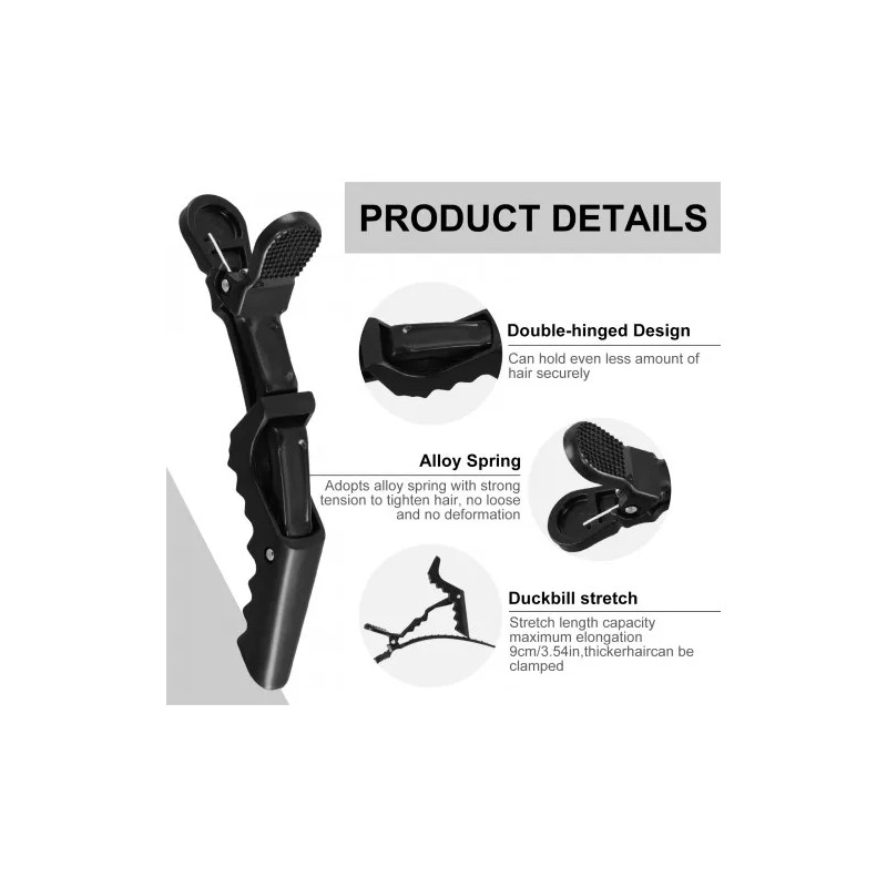 Kit Completo 12pzs Peines Y Cepillos Profesionales Color Negro