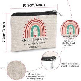 Regalos religiosos inspiradores para mujeres, monedero, regalo cristiano para hija, hermana, día de San Valentín, día de la madre, cumpleaños, ideas d