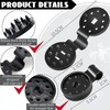 Aewerpec 40 Pcs Shade Cloth Plastic Clips, Heavy Duty Lock