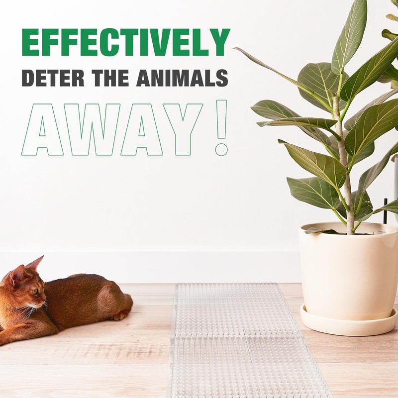 Zipcase 16 Pack Cat Repellent Deterrent Outdoor Scat Mat with