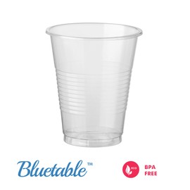 Bluetable Plastic Cups Bulk Disposable Clear Cups 7 oz - 600 Count BPA-Free - Good For Cold Drinks, Party Cups, Water Cooler Dispenser, Transparent Cups for Juice, Ice Tea, Soda [600 Pack/Case]