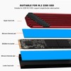 M.2 2280 SSD heatsink, M.2 PCIE NVMe SSD Heat Sink,