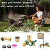 YOEXON Garden Faucet Splitter, Y-Type Diverter Valve + Hose Extension