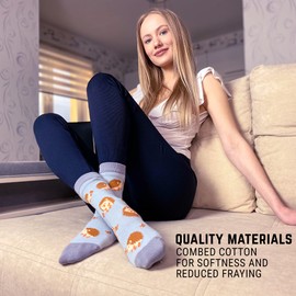 Women's Premium Comfort Animal Socks (Hedgehog (Grey))