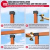 DOOTOO Stainless Steel Pergola Brackets, 4x4(Actual 3.5"x3.5") Post to Beam