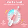 SEAGO SG513 ROSA Spazzolino sonico per bambini, rosa, 1xAA 1,5V