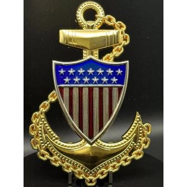 USCG Chief Anchor; CPO; Chief's Anchor; Chief Petty Officer - metal
