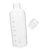 Mikinona Large Capacity Clear Plastic Water Bottle with Scale Hydration