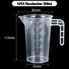 Yaunming Set of 4 Measuring Cups 250 ml, Mixing Cups,