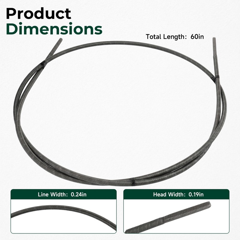 AIYOYOLIFE 60 in Flexible Drive Shaft Cable Compatible with Echo