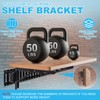 Shimeyao 4 Pcs 12 Inch E Track Folding Shelf Brackets