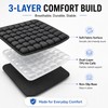 Airplane Seat Cushion, Inflatable Travel Cushion for Long Flights