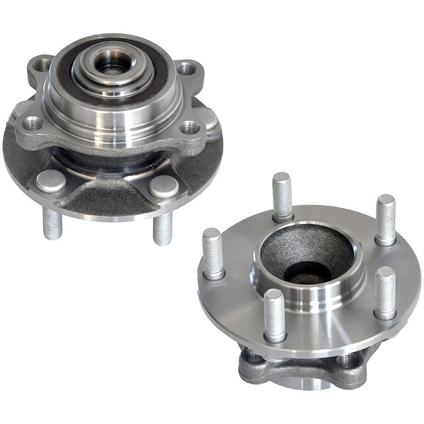 MAYASAF 513268x2 Front Wheel Hub Bearing Assembly 5 Lugs w/ABS Fit for Nissan 350Z 2003-2009, Infiniti G35 RWD 2003-2007 (2 Pack)