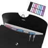DoocliB Expanding File A4, Portable Document Folder with 7 Compartments,