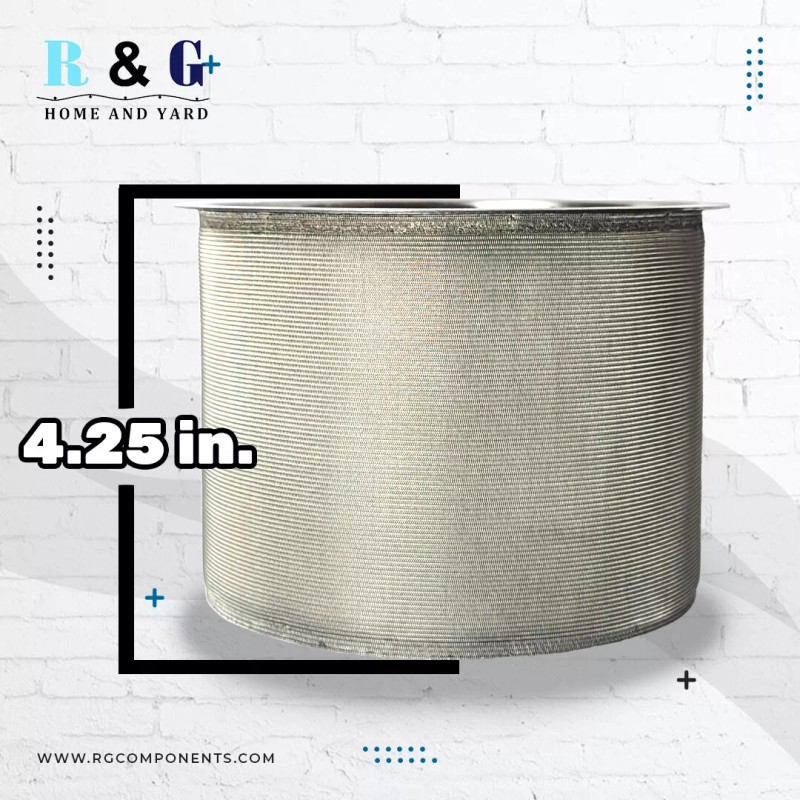 R & G 5 inch Stainless Steel Heavy Duty Filter