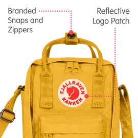 Fjallraven, Kanken Sling Crossbody Shoulder Bag for Everyday Use and Travel, Ochre