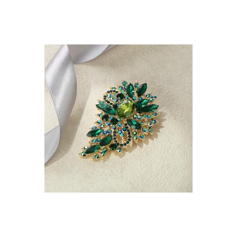 EVER FAITH - Broche Pin para Mujer Cristal Austríaco Boda