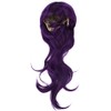 Peluca Morada, Peluca Voluminosa de pelo Largo Moda Recto Mezcla