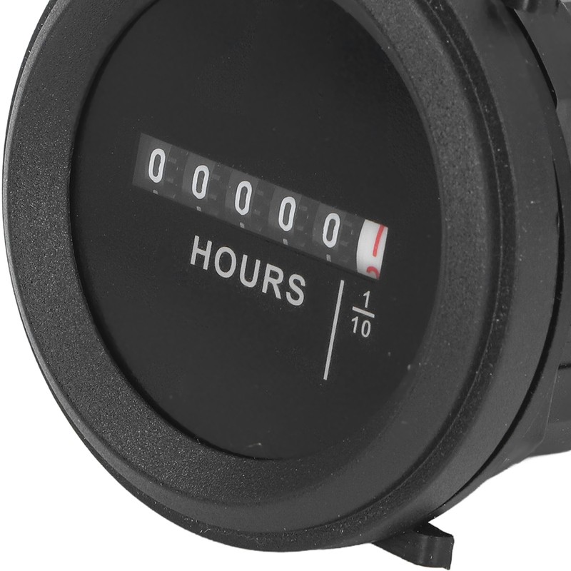 Round Hour Meter High Accuracy Quartz Mechanical Hour Meter for