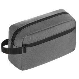 Icramsy Travel Toiletry bag Toiletry bag for women men Hanging toiletry bag Cosmetic bag large capicity Travel accessories Gift for Women Men Girls (Grey)