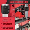 Folding Packout Mount Compatible with Milwaukee Packout Toolbox,Side Storage for