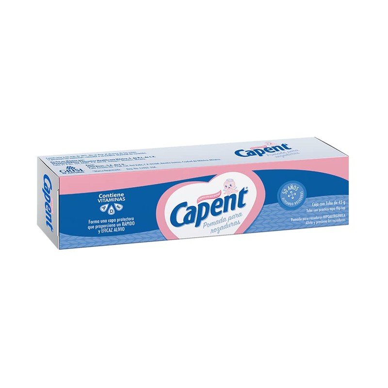 Capent, Pomada para rozaduras | Con vitamina A, D y