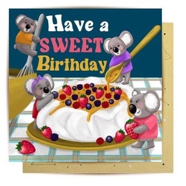 La La Land Greeting Card Sweet Pavlova
