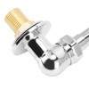 Foot Pedal Faucet Stainless Steel G1/2 Thread Wall Mounted Knee