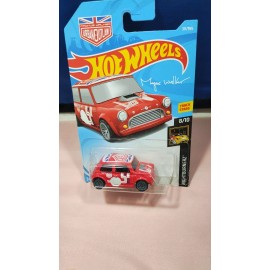 Hot Wheels Morris Mini  Nightburnerz Series #8/10 Red Diecast 1:64 Scale