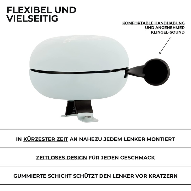 Urban Zweirad bicycle bell, Big Mama (large), bell for Dutch
