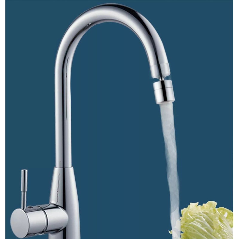 Hibbent Big Angle Swivel Faucet Aerator Dual-function 2 Sprayer