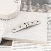 OTOTEC 20PCS 180 Degree Folding Flip Hinges 76x15mm Hole Center