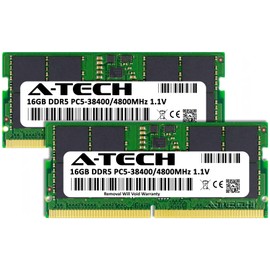 A-Tech 32GB Kit (2x16GB) RAM Compatible for ASUS TUF Gaming A15 (2022) Gaming Laptop | DDR5 4800MHz PC5-38400 SODIMM 1.1V 262-Pin Non-ECC SO-DIMM Memory Upgrade