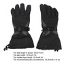 One Pair Heated Gloves Unisex Black XL 3 Gears Temperature