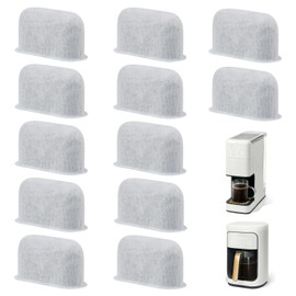 12Pcs Replacement Coffee Filters Compatible with Drew Barrymore Coffee Maker, Coffee Filters for Beautiful Coffee Maker Charcoal Water Filters