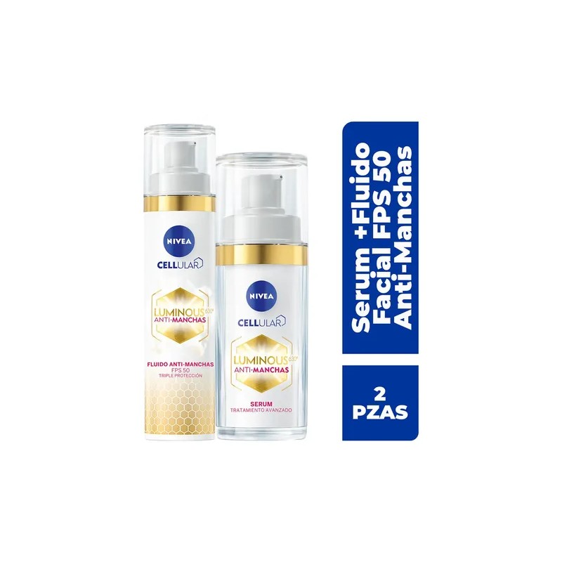 Serum 30 ml Fluido 40 ml Nivea Cellular Luminous 630