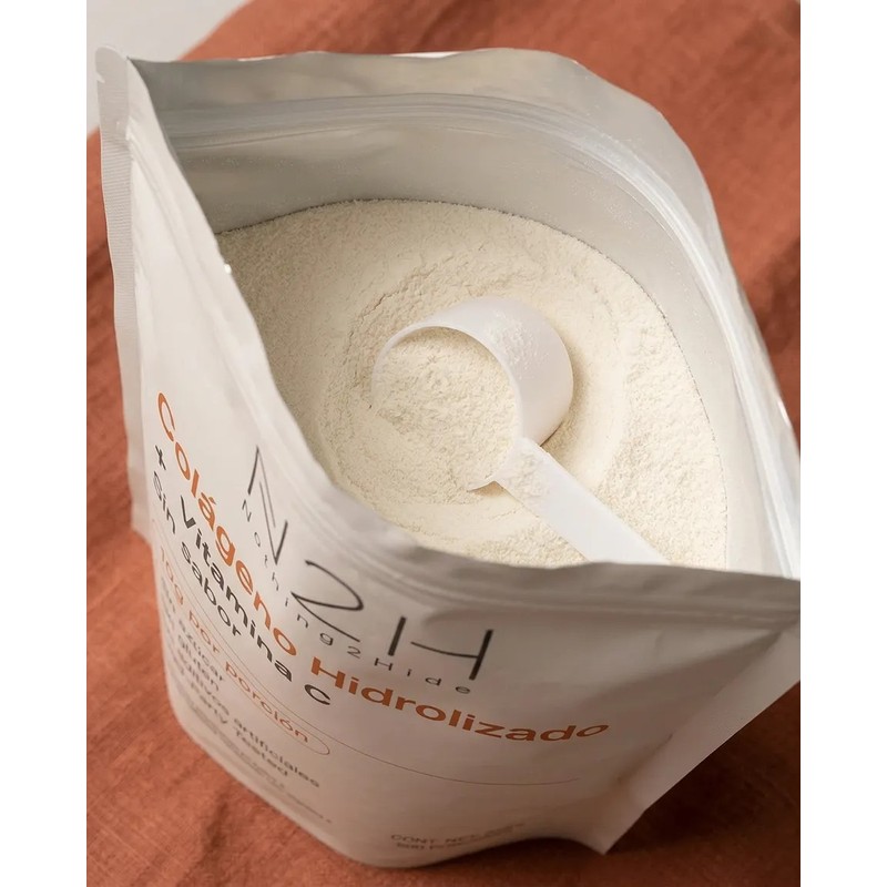 Colágeno Hidrolizado Vitamina C, 500g, Sin Sabor, N2h